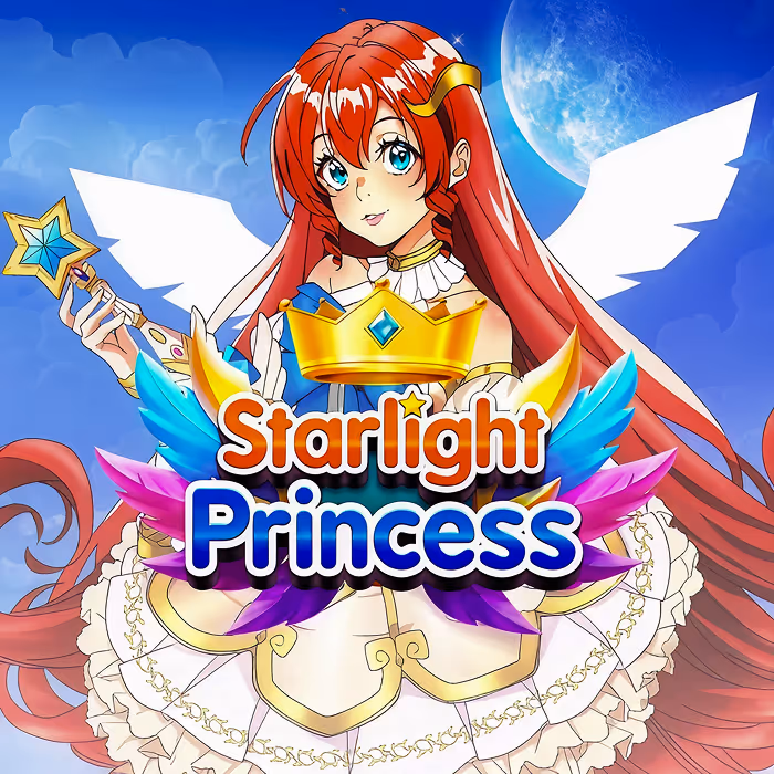 Starlight Princess anime style slot with cascading wins