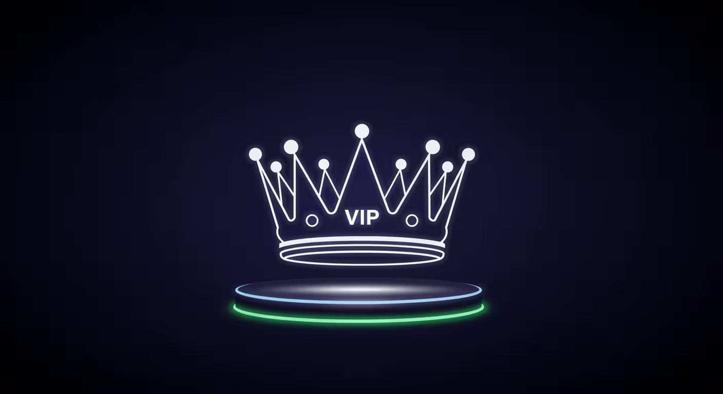 VIP rewards panel with tiered cashback overview